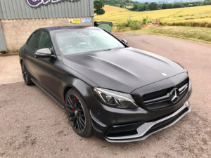 C63S in Satin Black