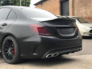 C63S in Satin Black