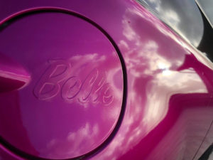 Fuchsia Fiat 500