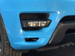 Ice Blue Range Rover