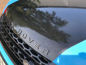 Ice Blue Range Rover