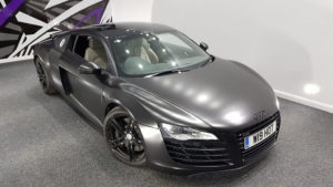 R8 in Satin Black