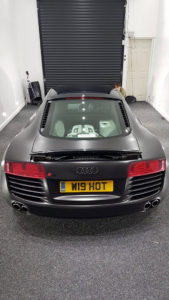 R8 in Satin Black