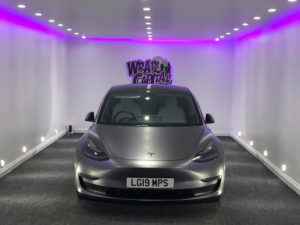 Satin Grey Tesla