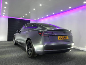 Satin Grey Tesla