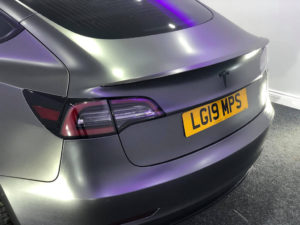 Satin Grey Tesla