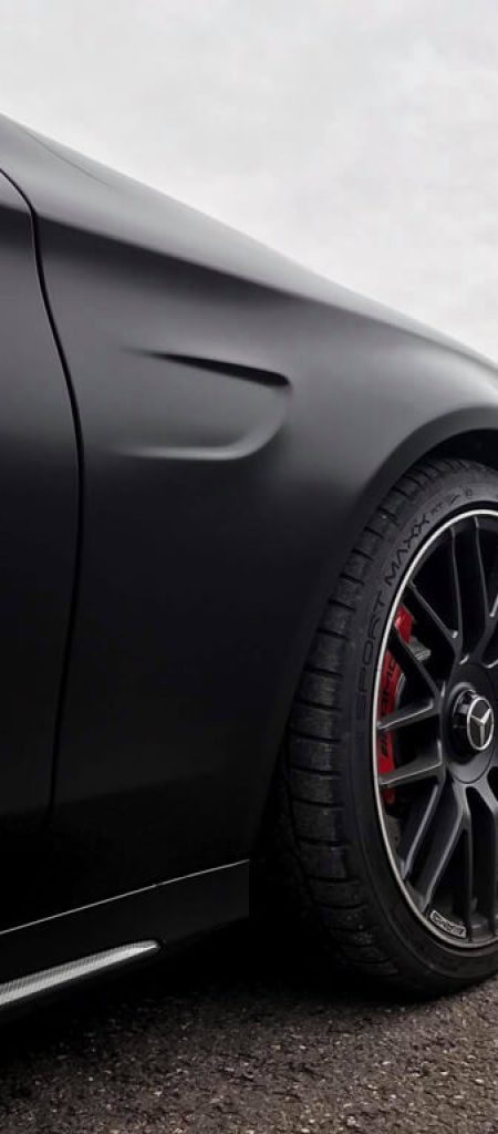 C63S in Satin Black