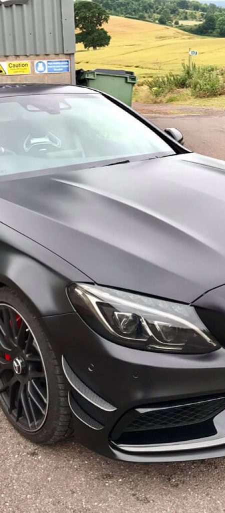 C63S in Satin Black