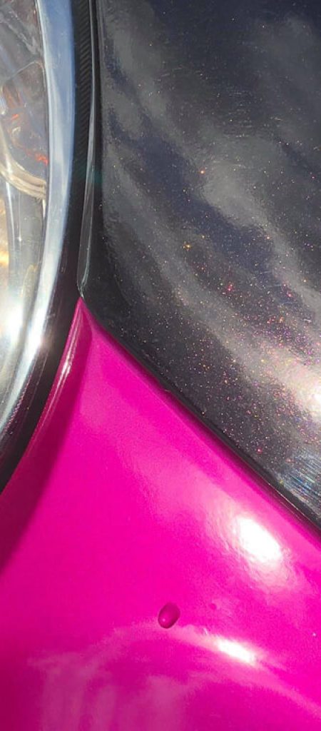 Fuchsia Fiat 500