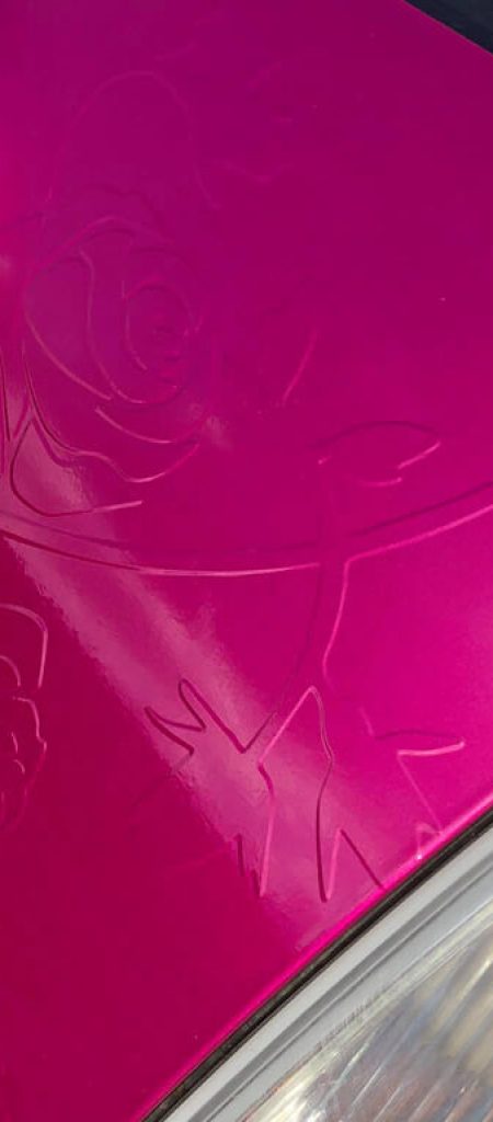 Fuchsia Fiat 500