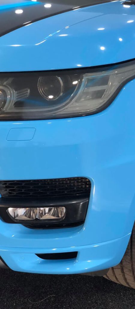 Ice Blue Range Rover