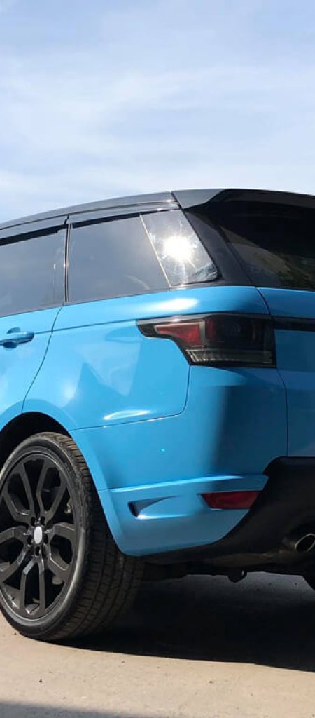 Ice Blue Range Rover