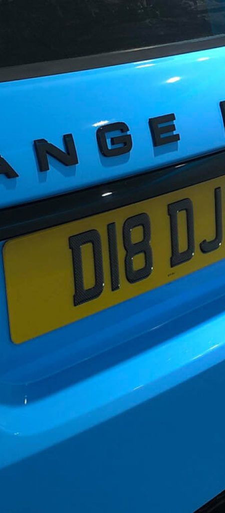 Ice Blue Range Rover