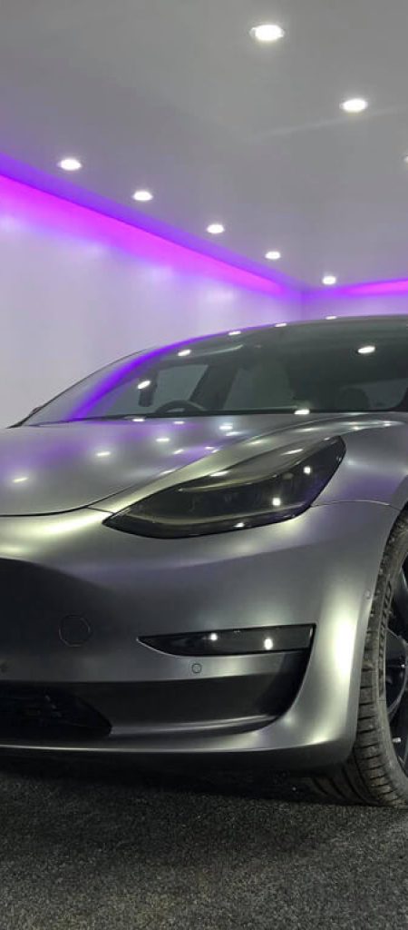Satin Grey Tesla