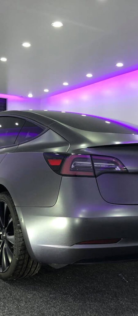 Satin Grey Tesla